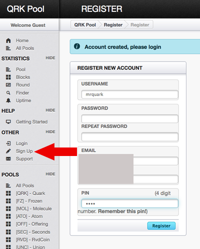 Create Account